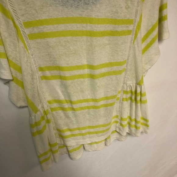 Anthropologie Postmark Stripe Linen Top - Picture 4 of 8